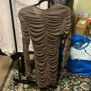 WhiteFox Boutique mesh long sleeve mini dress thumbnail 6