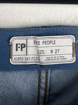 FREE PEOPLE We The Free Penny Pull-On Flare Legs Distressed Jeans, Size 27 thumbnail 3
