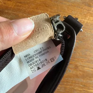 Longchamp Pink and Cream canvas purse thumbnail 5