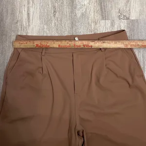 Halara Flex Day Stretch High Waisted Straight Leg Biege Tan Pant Size XL Women thumbnail 5