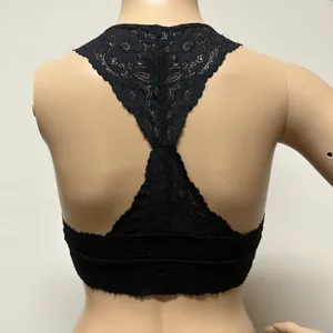 Free People black lace bralette thumbnail 5