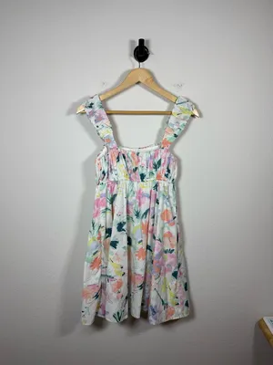 Abercrombie x The Trevor Project Floral Mini Dress Puff Strap Pride M thumbnail 10