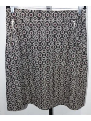 Le Lis Collection Womens Black Medallion Print Mini Skirt Boho Style Size XL thumbnail 2
