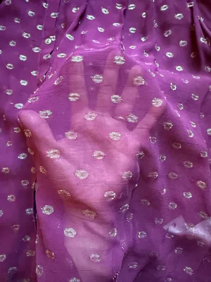 Moulinette Soeurs Anthropologie Allegra Gold Foil Printed Burgundy Blouse Size M thumbnail 8