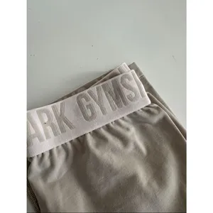 Gymshark Seamless Cream Bike Shorts - Light Neutral EUC thumbnail 7