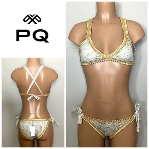 New. Pilyq Cobra Crochet trim bikini. S-top/M-bottom. Retails $178 thumbnail 12