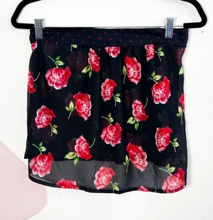 Y2K Abercrombie & Fitch Mini Skirt Sheer Vintage 2000s‎ Coquette XS thumbnail 1
