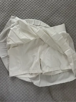 Varley White Pleated Melody Skirt NWOT thumbnail 6