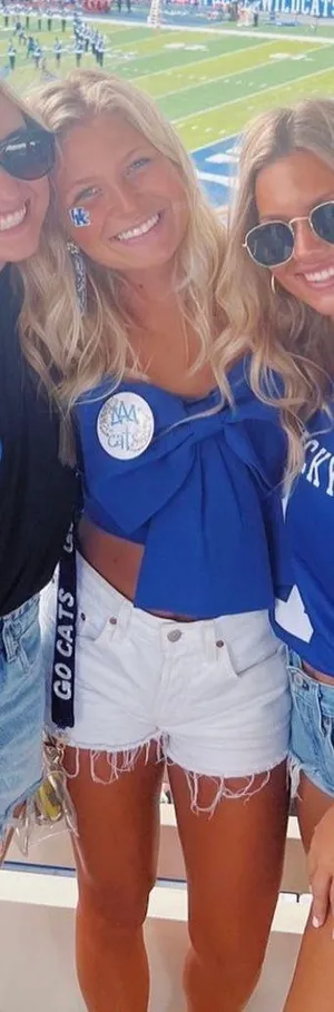 Royal Blue Bow Top thumbnail 2