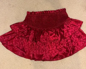Boutique red skirt thumbnail 1