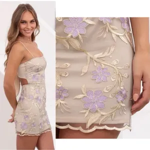 Lucy In The Sky Amari Mini Dress Sz Large thumbnail 7
