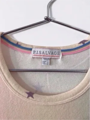 P.J. Salvage, Star Print Ombre Tank Top, Women's Size L, Pastel, Multicolor thumbnail 2