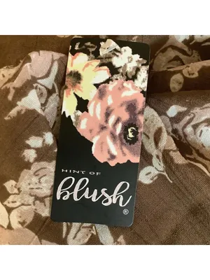 Hint Of Blush Size Medium Women’s Brown Floral Dress Puff Sleeve Open Back. New thumbnail 6