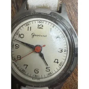 Vintage Garland Wrist Watch Original Leather Strap. ID Watch Case Company Winds thumbnail 3