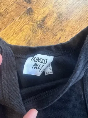 black princess polly cropped tank top thumbnail 3