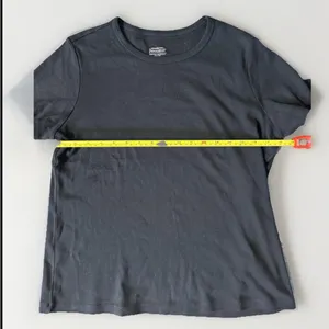 Pendleton Top Womens Medium Tee Shirt Black Cotton Short Sleeve‎ Pullover Boxy thumbnail 4