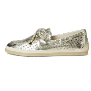 NEW Dolce Vita Doris Boat Shoe (Women) 8.5M, PLATINUM PERFORATED LEATHER thumbnail 5