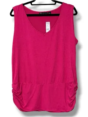New York & Company women’s size XL pink sleeveless pullover pink top new thumbnail 1
