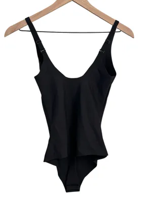 Skims Body Plunge Bodysuit Onyx Large NWT SOLD OUT thumbnail 4