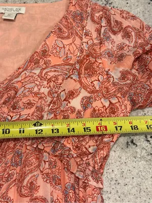 Rachel Zoe Boho Paisley Tiered Maxi Dress Cottagecore Romantic‎ Cotton S thumbnail 7
