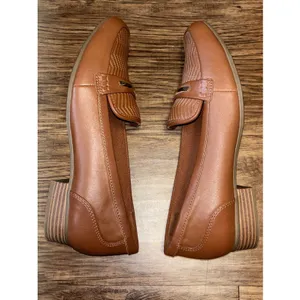 Woman's Loafers Clarks Cinnamon Brown Juliet Aster Loafer Size 9 thumbnail 9