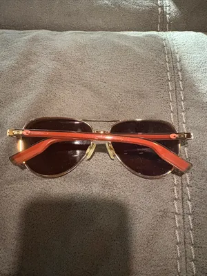 Women's Aviator Sunglasses - rose Gold Frame with Brown Lenses COSTA peli 580 thumbnail 2