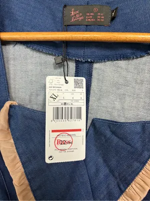MNG Love To Lounge Denim blouse size xl thumbnail 6