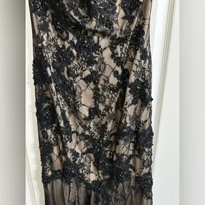 Aspeed Lace Formal Beaded Long Tulle Dress Size S thumbnail 3