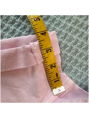 Levis Cuffed Wedgie Shorts Womens 27 Pink Denim Jean Button Fly High Waist Boho thumbnail 9