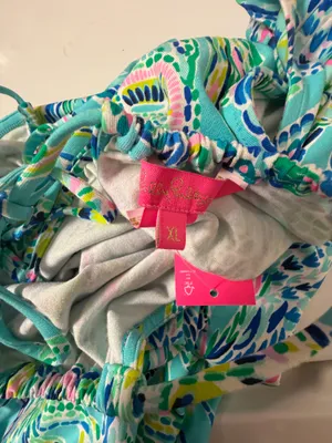 Lilly Pulitzer Romper Dress Blue thumbnail 3