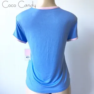 🆕Juicy Couture Logo Blue Short Sleeve Shirt thumbnail 5