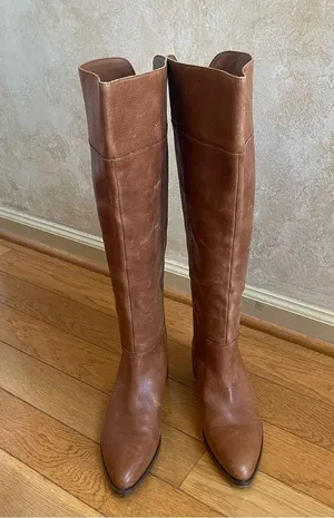 Franco Sarto Women's L-Daya Wide Calf Brown Leather Over the knee Boots Sz 8 thumbnail 15