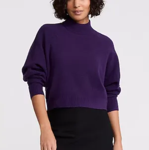 Merino-Blend Mock Neck Sweater thumbnail 2