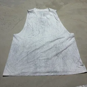 Lululemon White grey Sleeveless Muscle Tank Top thumbnail 1