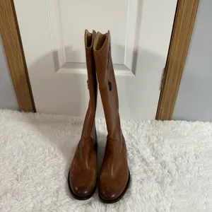 Frye Brown Leather Knee High Cowgirl Boots Size 6.5 thumbnail 13
