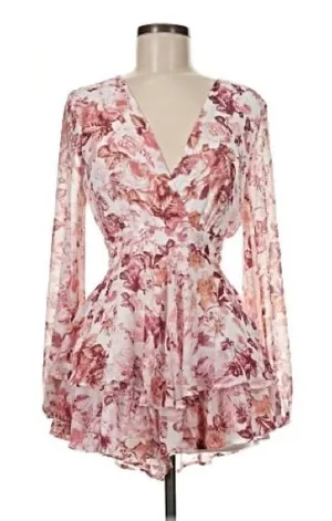 Mi Ami by Francesca floral romper in L thumbnail 1