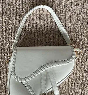 Amazon Elegant White Saddle Bag thumbnail 1