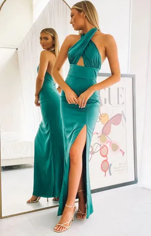 Higher Love Formal Dress Peacock Beginning Boutique thumbnail 2