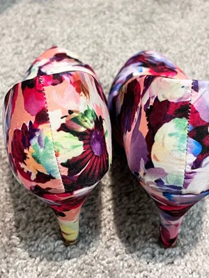 Dream Pairs Floral Heels 8 thumbnail 3