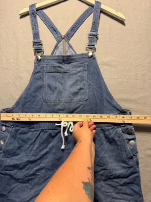 Lane Bryant Overalls Relaxed Short Denim thumbnail 2