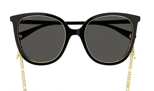 Gucci Women Black Sunglasses with Chains NEW thumbnail 1