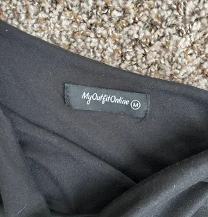 Sexy Asymmetrical Jumpsuit in Black Size M thumbnail 6