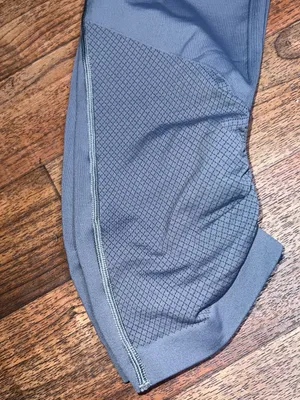 lululemon athletica grey Ruched Hem Leggings cropped size 6 thumbnail 7