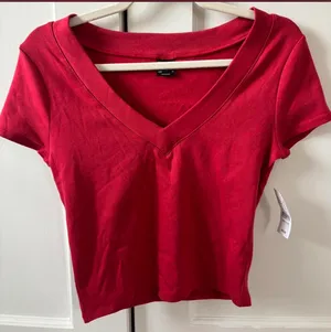 PacSun Red Crop Top thumbnail 1