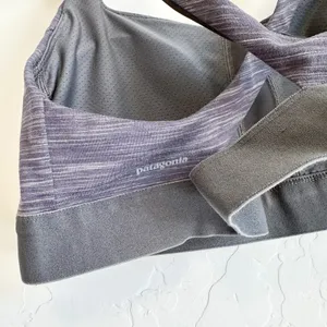 Patagonia | Switchback Cross-Back Sports‎ Bra in Spacedye Forage Grey thumbnail 4