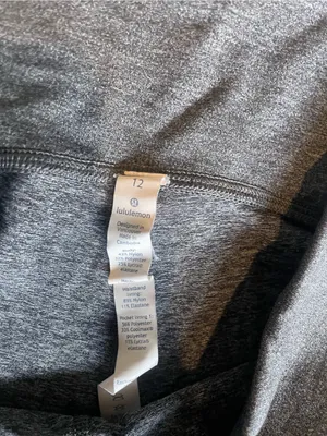 lululemon athletica Heathered Charcoal Gray Leggings thumbnail 2