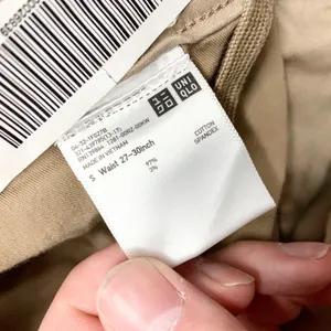 Uniqlo Slim Fit Chino Pants Womens Size S Tan Khaki Stretch Cotton‎ thumbnail 6