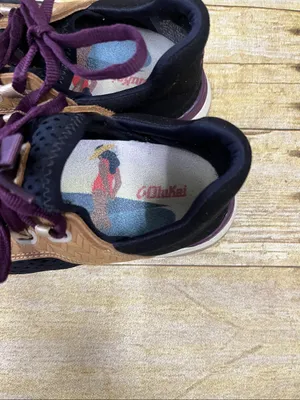 Women’s OluKai Black "Wailuka" Athletic Sneakers size 7 thumbnail 4