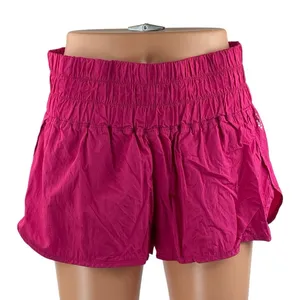 Free People FP Movement Pink High Waisted Pull On Athletic Running Shorts Size M thumbnail 1