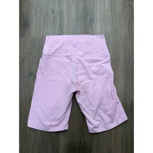 Tna Aritzia Womens High Waisted Biker Shorts Light Pink Size S Activewear‎ 3204 thumbnail 3